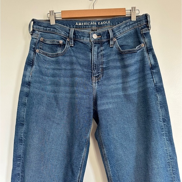 American Eagle 90s Straight Stretch Jeans Size 10 - Picture 3 of 13